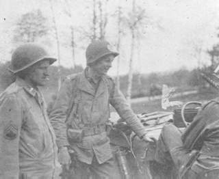 First American troops to enter Czechoslovakia.